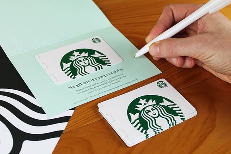 Starbucks Christmas Gift Cards 2021